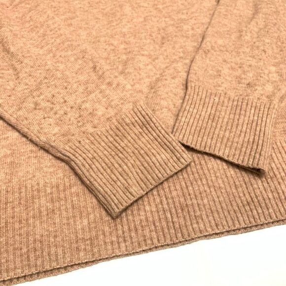 Selected Femme hooded lightweight wool blend soft sweater light brown Sz S - Picture 5 of 9